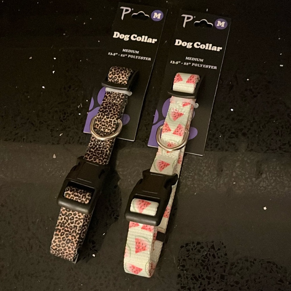 Adorable dog collars! NEW‎ x 2